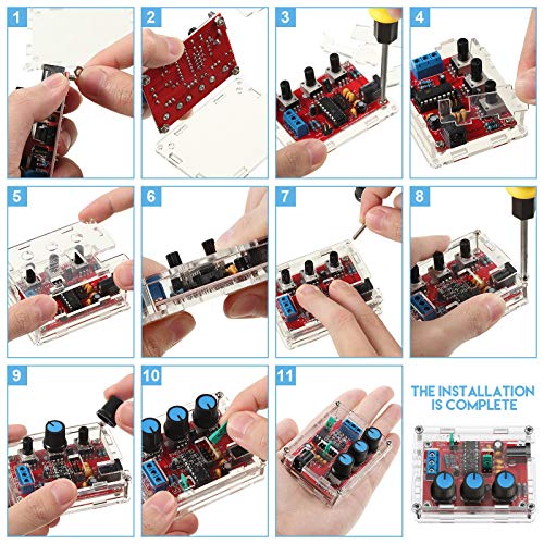 Weewooday Xr2206 Function Signal Generator Frequency Module Kit, 2 Pieces