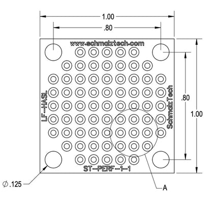 Double Sided LF HASL Perfboard, PCB Electronic Circuit Board for DIY Prototype Circuit, FR4, Plated Through Hole Solder Prototype Board, ST-PERF-1-1 (1" x 1" - 4 Pack) - style: 1" x 1" - 4 Pack