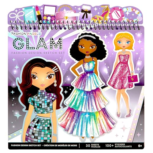 Fashion Angels Glam Fashion Sketch Set - color: Glam Fashion