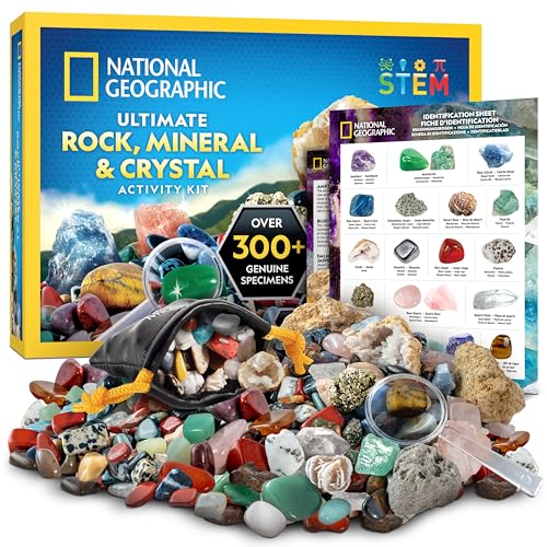 National Geographic Rock Collection with 300+ Gemstones and Minerals - style: Rock Collection Kit
