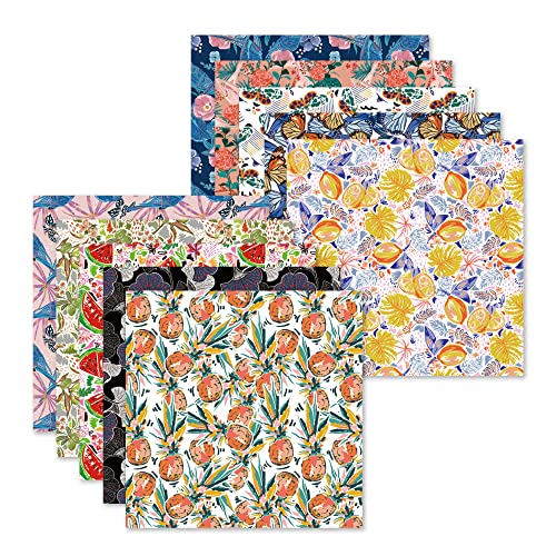Origami Paper Kit 50 Sheets, 6x6 Inch Double Sided 20 Vivid Colored Paper - color: 50sheets-flower and birds
