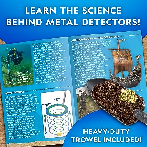 National Geographic Starter Metal Detector Kit for Kids Ages 8-12