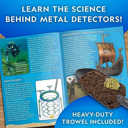 National Geographic Starter Metal Detector Kit for Kids Ages 8-12