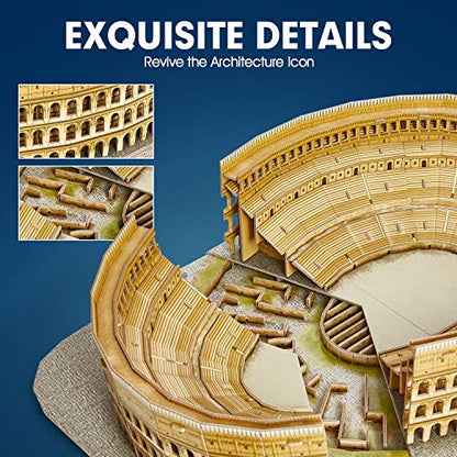 CubicFun 3D Puzzle for Kids - National Geographic Italy Rome Colosseum - color: Rome Colosseum