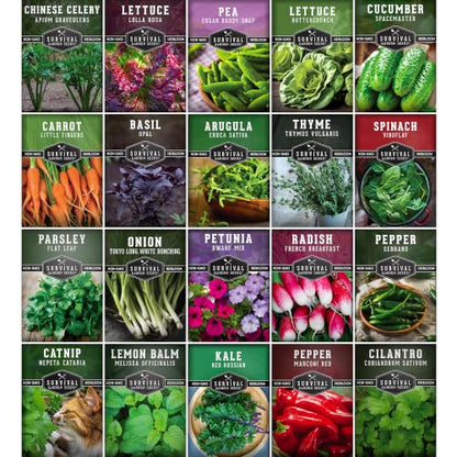 Hydroponic & Indoor Garden Seed Kit – Survival Garden Seeds