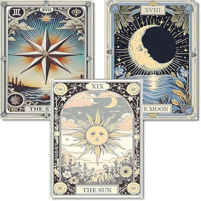 3 Pack Tarot Diamond Art Kits for Adults Diamond Painting Kits for Aduls - color: DP02775
