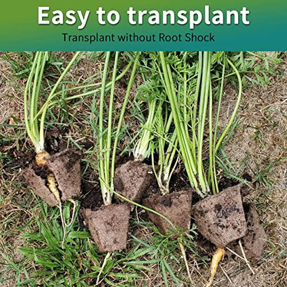 200Cells Seedling Start Trays with Drain Holes,20pcs Peat Pots Seedling Pots Biodegradable,Seedling Starter Kit,Organic Germination Plant Starter Trays(200xLabels,2xTransplant Tools,1xSpray Bottle) - size: 200cells-20pcs