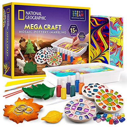 NATIONAL GEOGRAPHIC Arts, Crafts and Chemistry Kit for Kids