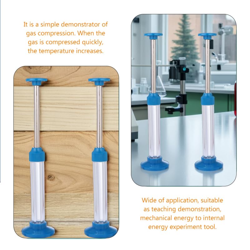 ULTECHNOVO 2Pcs Air Compression Igniter Physics Experiments Teaching Equipment Mechanical Energy to Internal Energy Science Kit for Junior High School Classroom Demonstration