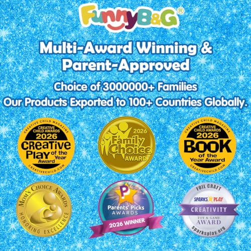 FUNNYB&G Foil Art Craft Kit for Kids, Sparkly Birthday Gift Toy for Kids - style: Dog