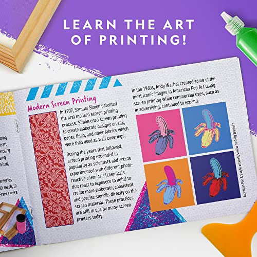 National Geographic Screen Printing Arts and Crafts Kit for Kids - style: Screen Printing Kit