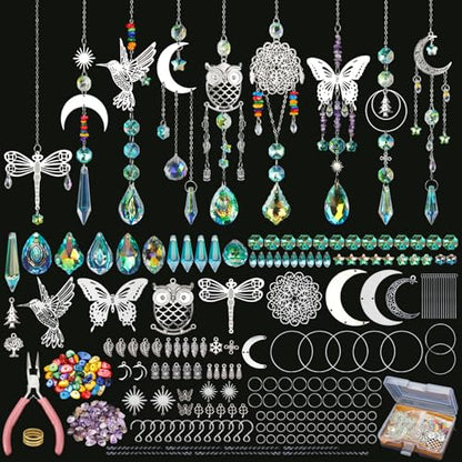 DIY Suncatcher Kit 460pcs Sun Catchers Supplies Arts and Crafts for Adults