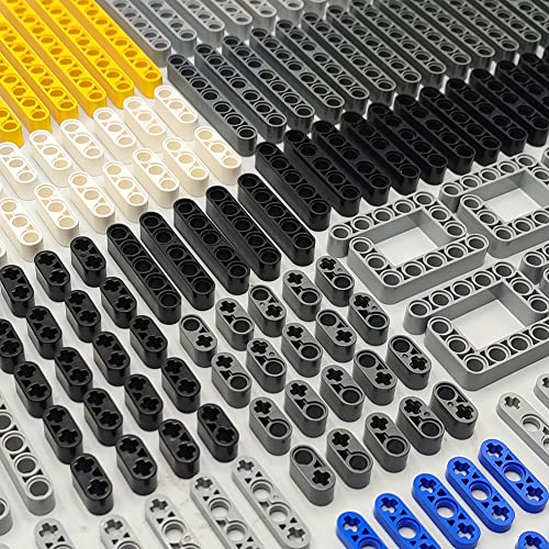 ZHX Technical Beam Set 266 Pieces - Chassis Frame Liftarm Beam Parts Piece Axles Connector for Technic Car STEM Engineering Building Brick Compatible with Major Brand Toys - style: Beam