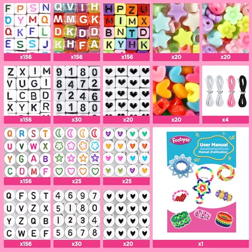 Pony Beads for Bracelets, 4026 Pcs 72 Colors Kandi Beads for Jewelry Making