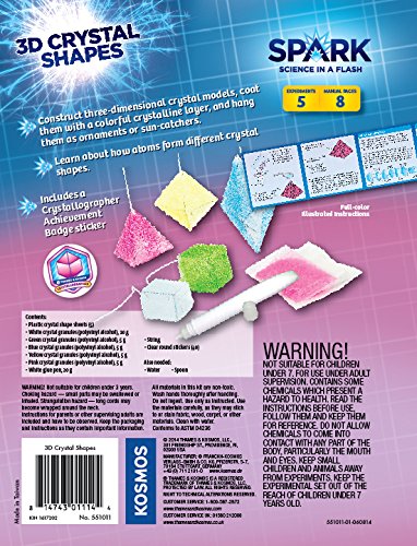 Thames & Kosmos Various 3D Crystal Shapes Science Kit