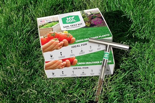 MySoil Test Kit PRO Pack, Unlock Your Lawn & Garden Potential, Complete & Accurate Nutrient and pH Analysis with Recommendations Tailored to Your Soil and Plant Needs | 2 Test Kits + 1 Soil Probe - size: Two Kit Pro Pack