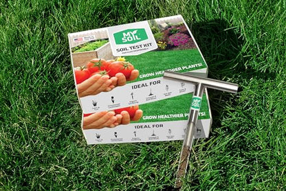 MySoil Test Kit PRO Pack, Unlock Your Lawn & Garden Potential, Complete & Accurate Nutrient and pH Analysis with Recommendations Tailored to Your Soil and Plant Needs | 2 Test Kits + 1 Soil Probe - size: Two Kit Pro Pack