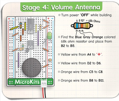 MicroKits Theremin Electronics Kit: Make Your Own Electric Field Instrument