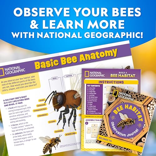 National Geographic Build a Bee Habitat Nature Craft Kit for Kids - style: DIY Bee Habitat