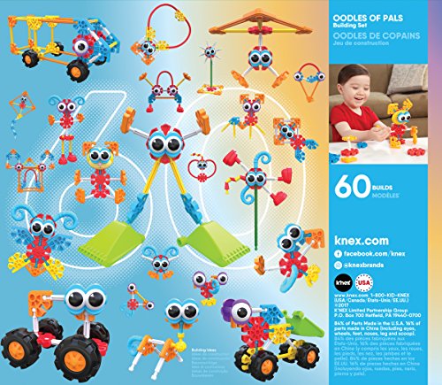 KID K’NEX – Oodles of Pals Building Set – 116 Pieces – Ages 3 and Up Preschool Educational Toy (Amazon Exclusive) - style: Oodles of Pals