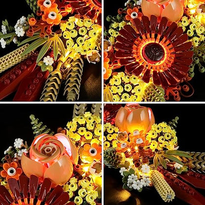 LIGHTAILING Light for Lego- 10314 Dried Flower Centerpiece - Led Lighting Kit Compatible with Lego Building Blocks Model - NOT Included The Model Set - style: (Only Light) 10314 Dried Flower Centerpiece