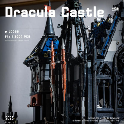 Dracula Haunted House - Blocks Set,3007 PCS Halloween Castle for Adults - style: Dracula Castle