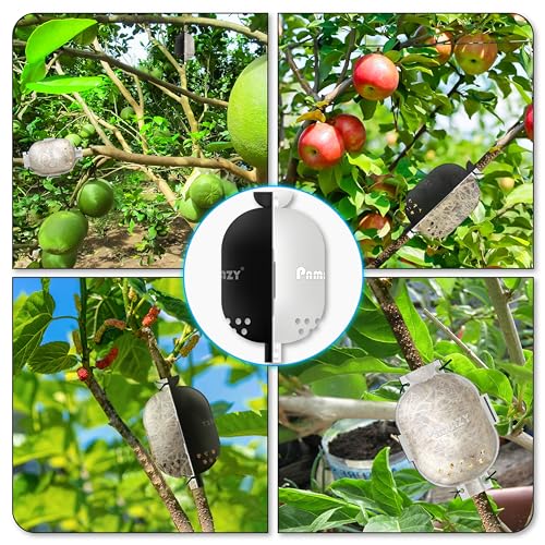 PAMAZY 9Pcs Tree Root Growing Box - Drain Hole Air Layering Propagation Kit