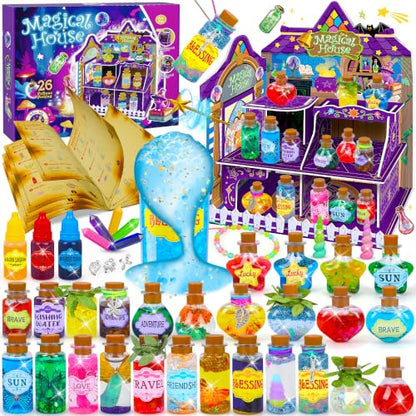Fairy Magic Potions Kit for Kids with Magical House, Potions Craft Age 6-10