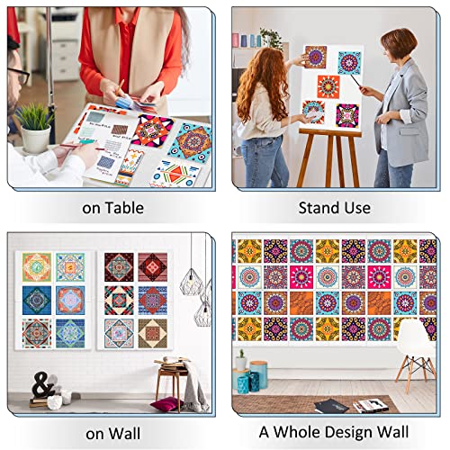 BXI Quilt Design Wall, Thick Sturdy Flannel Quilters Design Board, 16 x 12 x 0.5 inches, 6 Pcs, Portable Quilting Wall Panels Hold Fabric Firmly, Sewing Quilting Supplies for Quilt Block Projects - size: S