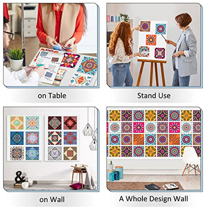 BXI Quilt Design Wall, Thick Sturdy Flannel Quilters Design Board, 16 x 12 x 0.5 inches, 6 Pcs, Portable Quilting Wall Panels Hold Fabric Firmly, Sewing Quilting Supplies for Quilt Block Projects - size: S