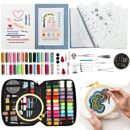 Embroidery Stitch Book Kit for Beginners, 106 Patterns with Tools Tutorials