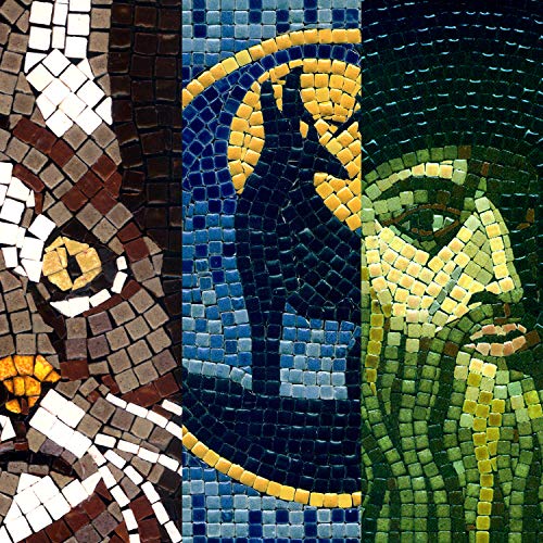 ALEA Mosaic Mini Ceramic Tiles (0.19inch or 5mm) 5000 Pieces for Crafts and Arts, Mix Blue, MXBL - color: mix blue, MXBL