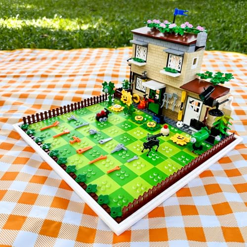 Zombie Garden House Building Blocks Set ,Classic Game Themed Bricks Toys