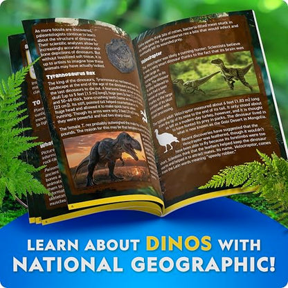 National Geographic Glow-in-the-Dark Dinosaur Skeleton Model Building Kit - style: Dinosaur Skeleton Models Kit