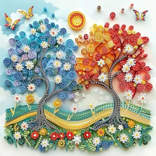 Diamond Art Kits for Adults,Tree of Life Diamond Painting Kits 12 x 12 inch - color: SH6012