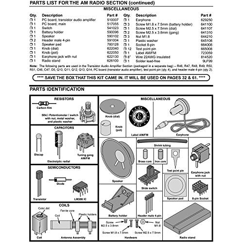 Elenco AM/FM Radio STEM Soldering Kit, IC & Transistor Project