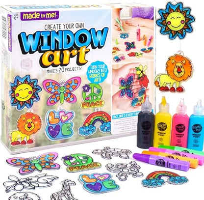Made By Me Create Your Own Window Art Kit, Suncatchers, Makes 20+ Projects - style: Create Your Own