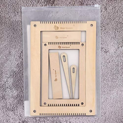 Hand U Journey Medium Rectangle Weaving Loom Kit, 2 Sizes with Tools - size: 7.9''x11.8'' &5.3''x7.8''