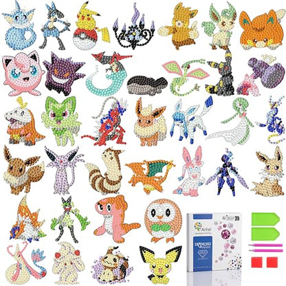 LWZAYS Diamond Art Kits for Kids Boys and Girls Ages 6-8-10-12 Easy to DIY Creative Diamond Art Stickers Craft by Numbers Kits for Kids and Adult Beginners 2.0 - color: SYT036