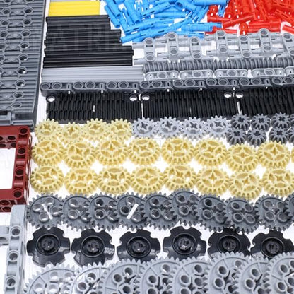 899Pcs Gears-Axles-Tires-Pins Technic Part Compatible with L Brand