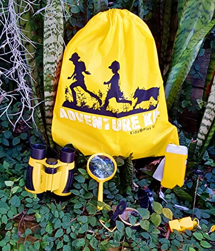 Adventure Kidz Yellow Outdoor Exploration Kit for Children - color: Yellow