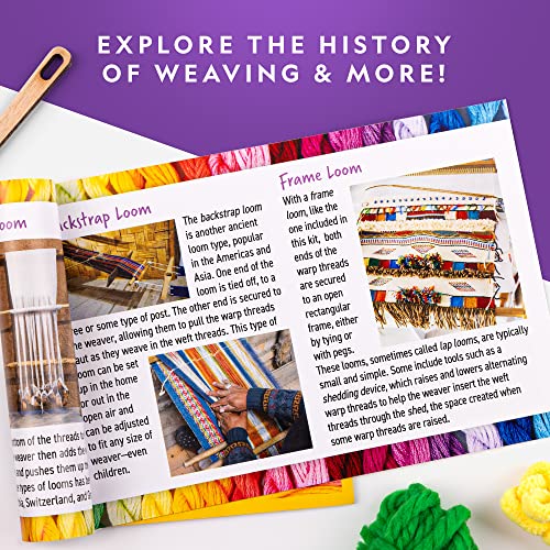 National Geographic Wooden Loom Weaving Arts and Crafts Kit for Kids - style: Weaving Loom Kit
