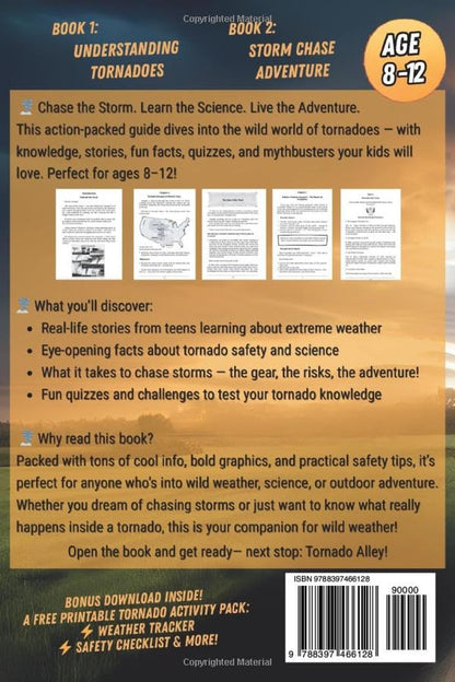 Tornado Book. Kids' Guide to Tornadoes & Storm Chasing: Twister Facts, Safety Tips & Real-Life Adventures — For Kids 8–12 (Kids Guide to Science)