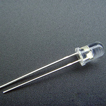 100pcs 5mm Yellow LED Emitting Diodes Lights, Clear - color: E)yellow