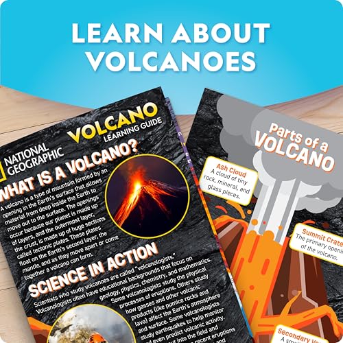 National Geographic Ultimate Volcano Science Kit for Kids Ages 8-12 - size: One Size