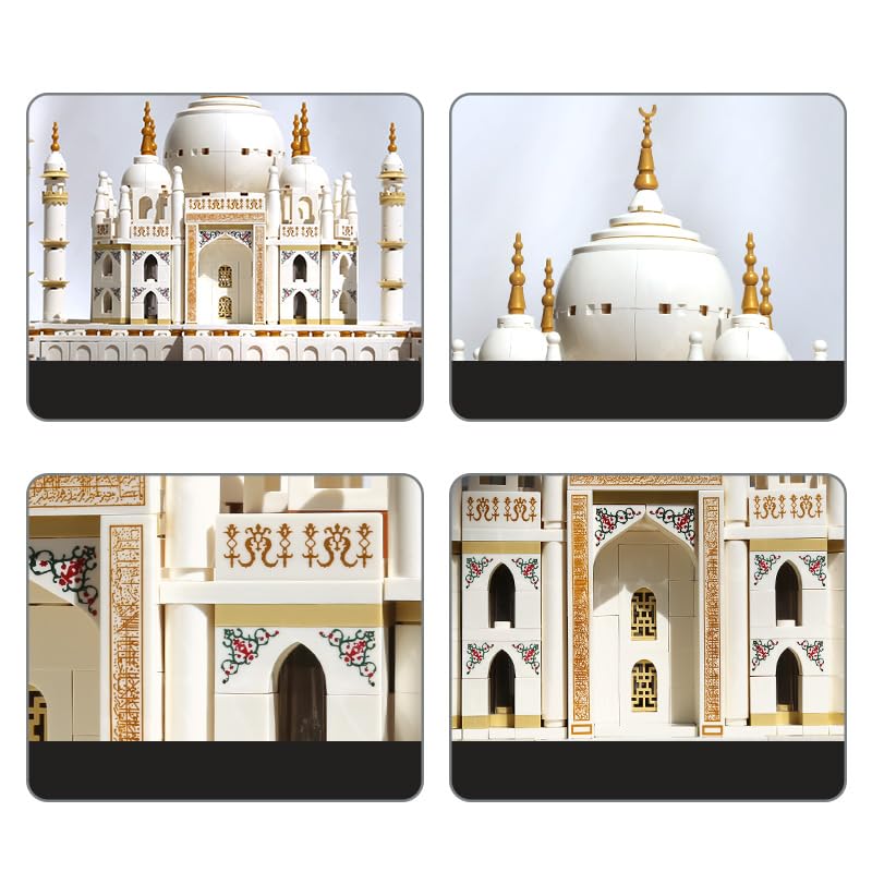 Taj Mahal Building Block Set, 1,113 Pieces, India's Monument of Love - style: Taj Mahal