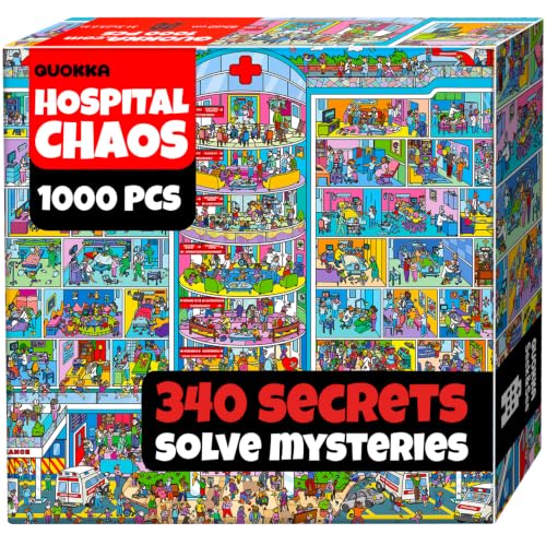 1000 Piece Puzzles for Adults - Jigsaw Puzzles 1000 Pieces for Adults - color: Hospital