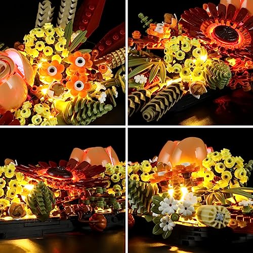 LIGHTAILING Light for Lego- 10314 Dried Flower Centerpiece - Led Lighting Kit Compatible with Lego Building Blocks Model - NOT Included The Model Set - style: (Only Light) 10314 Dried Flower Centerpiece
