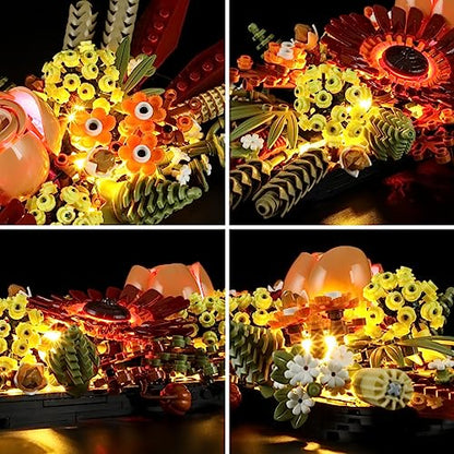 LIGHTAILING Light for Lego- 10314 Dried Flower Centerpiece - Led Lighting Kit Compatible with Lego Building Blocks Model - NOT Included The Model Set - style: (Only Light) 10314 Dried Flower Centerpiece
