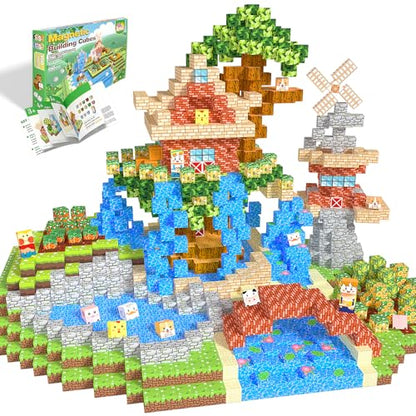 Rurvale Magnetic Blocks, Magnet Cubes, Toys for 3+ Year Old Boys Girls - color: 150pcs